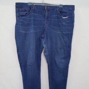 Mossimo Jeans Women's Blue Denim Stretch Pockets Mid-Rise Jeggings - 16/33